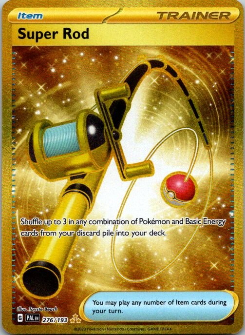 Super Rod 276/193 Paldea Evolved Holo Pokémon Card NM front