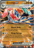 Greninja ex 106/167 Twilight Masquerade Holo Pokémon Card NM front