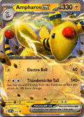 Ampharos ex 016 SV Black Star Promo Holo Pokémon Card NM front