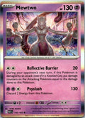 Mewtwo 150/165 Scarlet & Violet 151 Holo Pokémon Card NM front