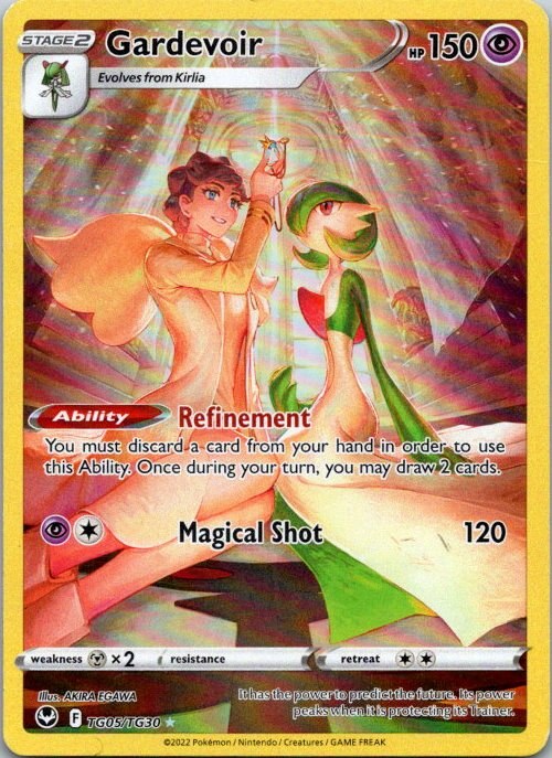 Gardevoir TG05/TG30 Silver Tempest Holo Pokémon Card NM front
