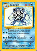Poliwhirl 38/102 Base Set Pokémon Card NM front