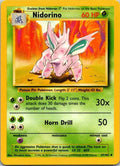 Nidorino 37/102 Base Set Pokémon Card NM front