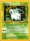 Nidoran ♀ 57/64 Jungle Pokémon Card NM front