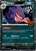 Gengar 057/091 Paldean Fates Trick or Trade 2024 Stamped Holo Pokémon Card NM front