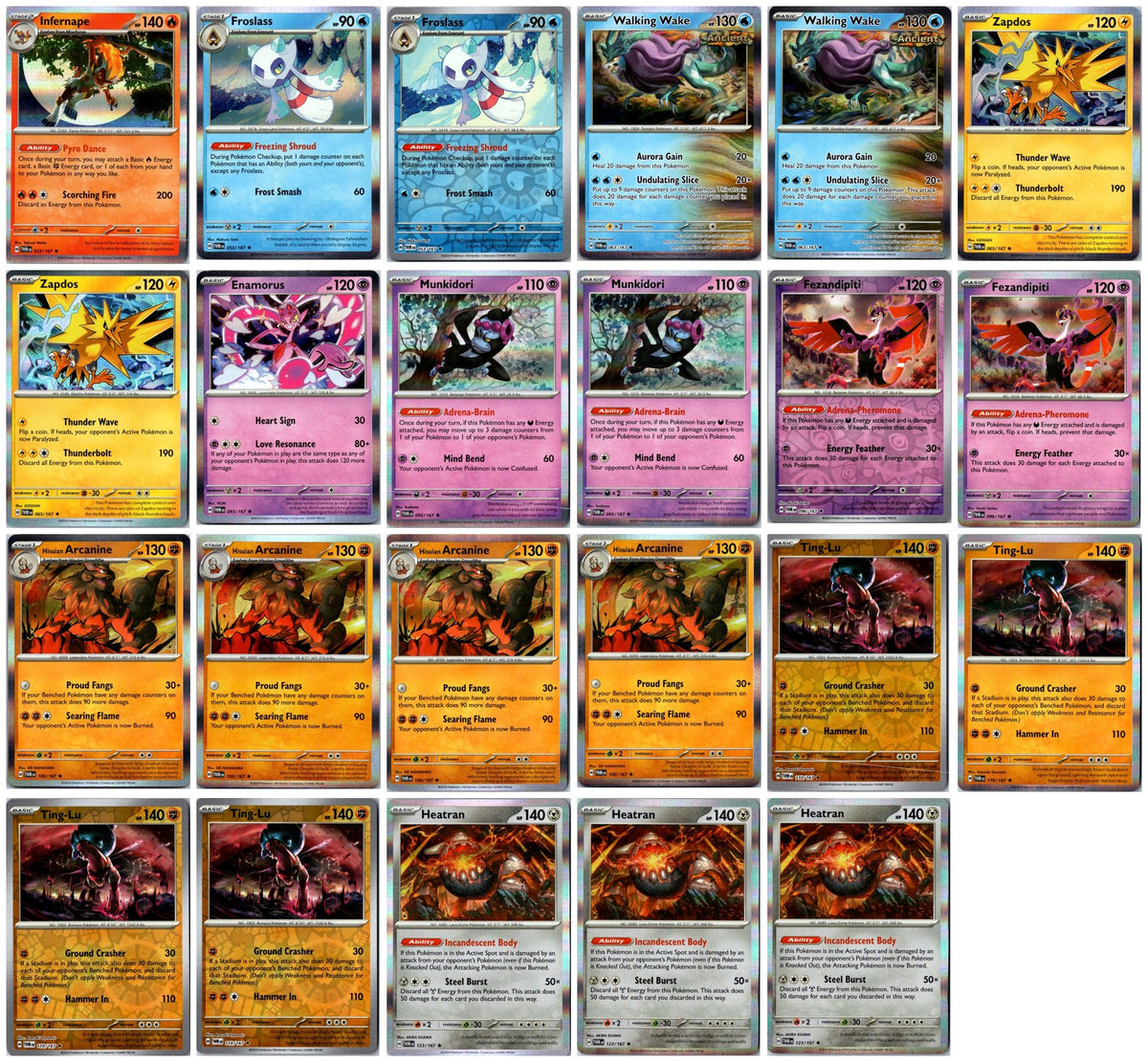 Pokémon Holo & Rare Card Lot #4 – 23 Cards NM