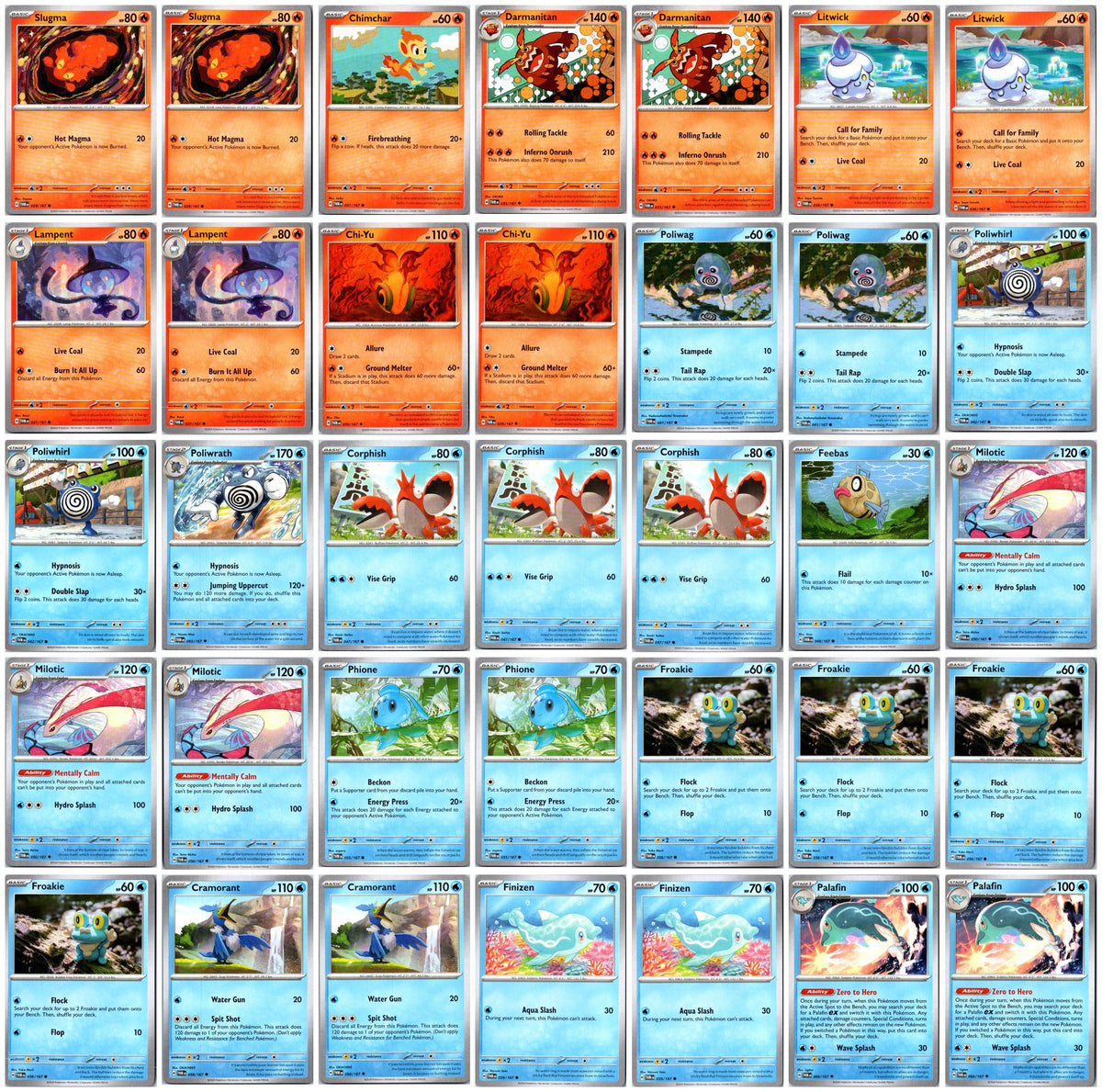 Twilight Masquerade Pokémon Card Lot – Commons & Uncommons #2 – 35 Cards NM