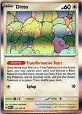 Ditto 132/165 Scarlet & Violet 151 Holo Pokémon Card NM front