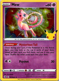 Mew 011/025 Celebrations Holo Pokémon Card NM front