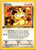 Meowth 62/82 Team Rocket 1st Edition Pokémon Card NM front