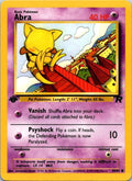 Abra 49/82 Team Rocket 1st Edition Pokémon Card NM front