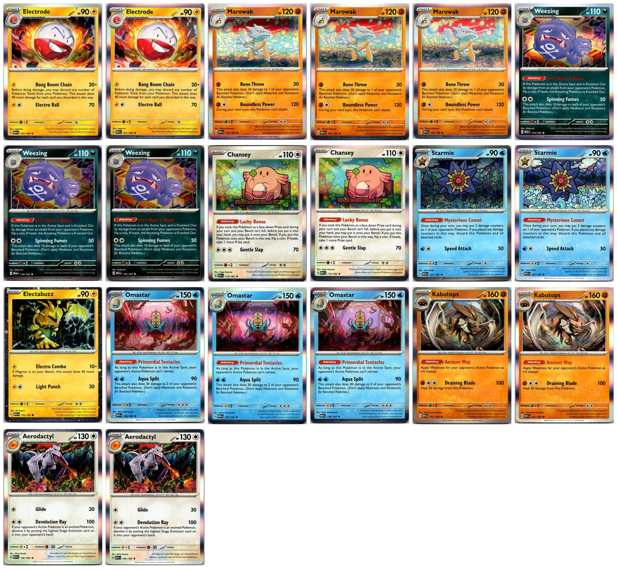 Pokémon Holo & Rare Card Lot #1 – 20 Cards NM