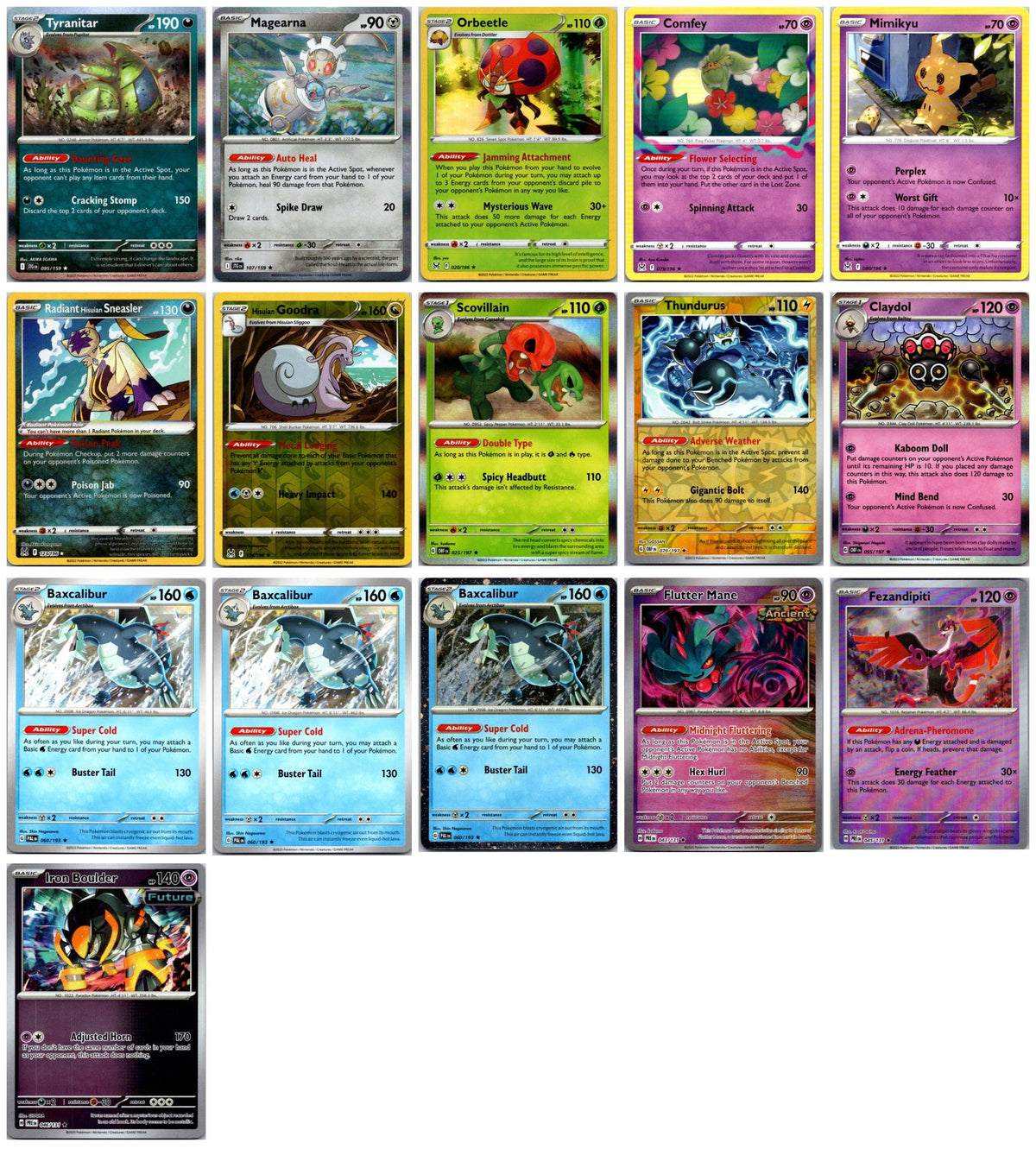 Pokémon Holo & Rare Card Lot #3 – 16 Cards NM
