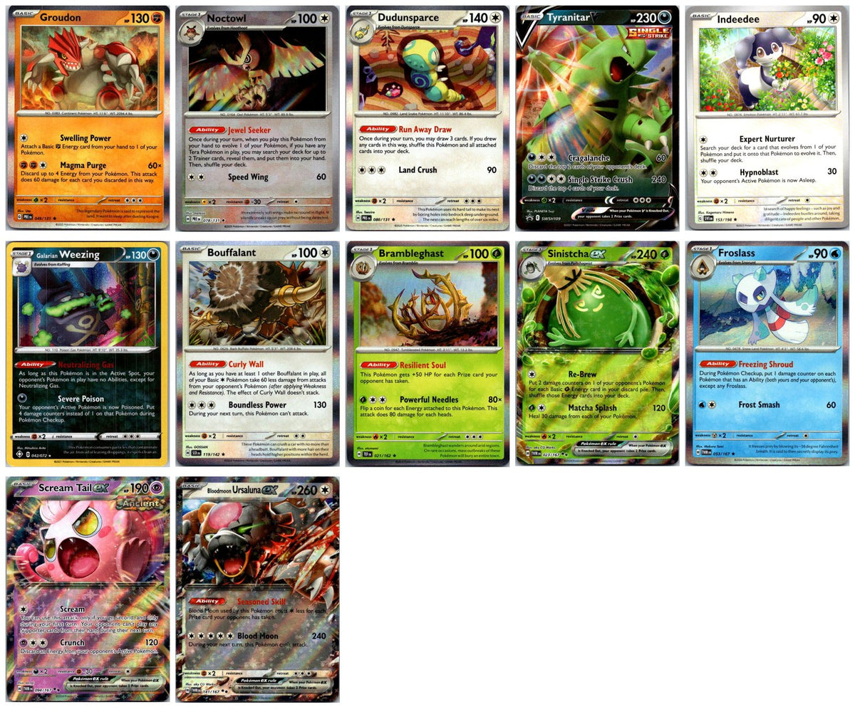 Pokémon Holo & Rare Card Lot #4 – 12 Cards NM