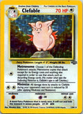 Clefable 1/64 Jungle Holo Pokémon Card NM front