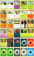 Mixed English Sets Pokémon Card Lot – 30 Cards (Commons, Uncommons & Reverse Holos) NM
