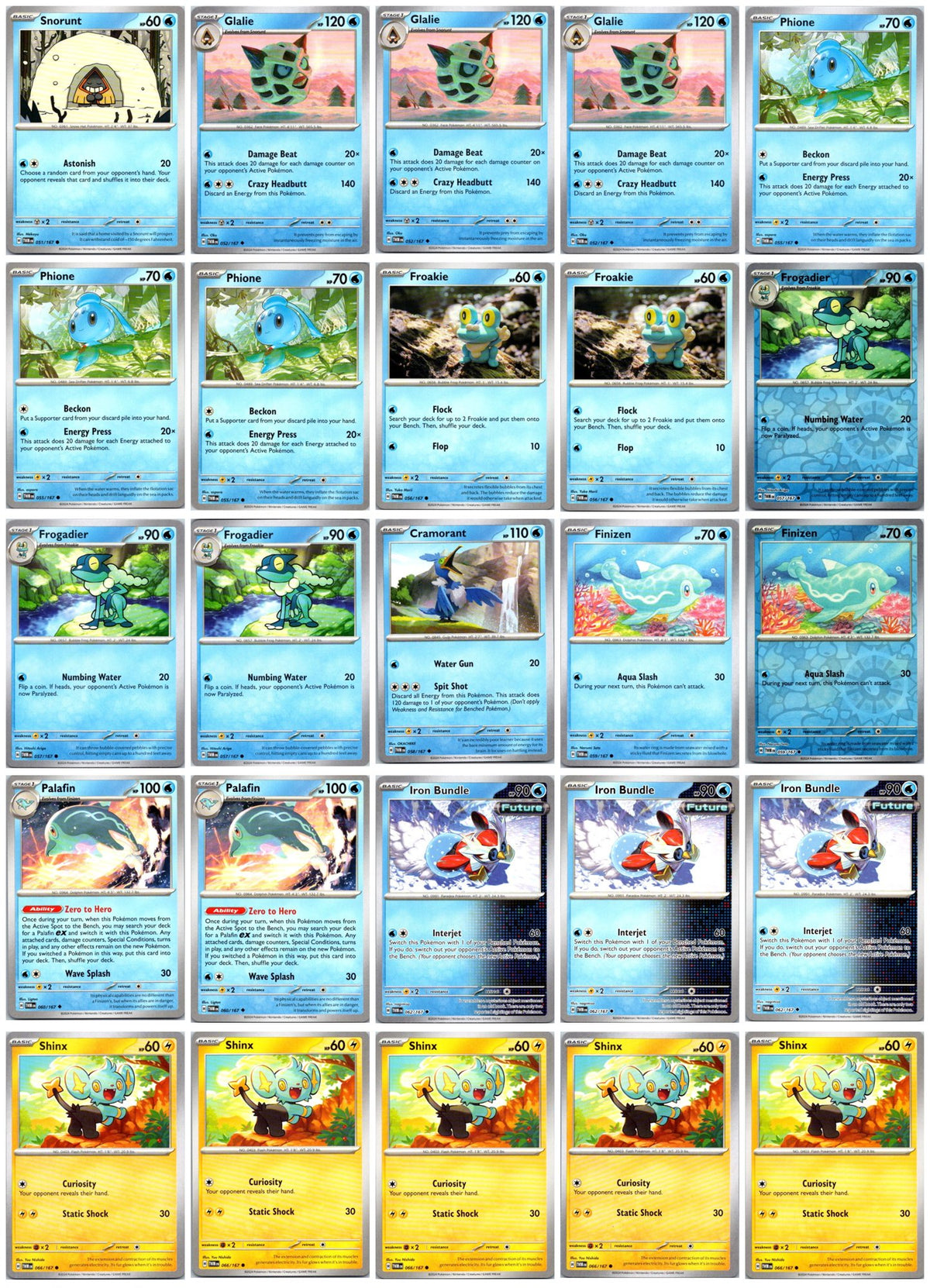 Twilight Masquerade Pokémon Card Lot – 25 Cards (Commons, Uncommons & Reverse Holos) #3 NM