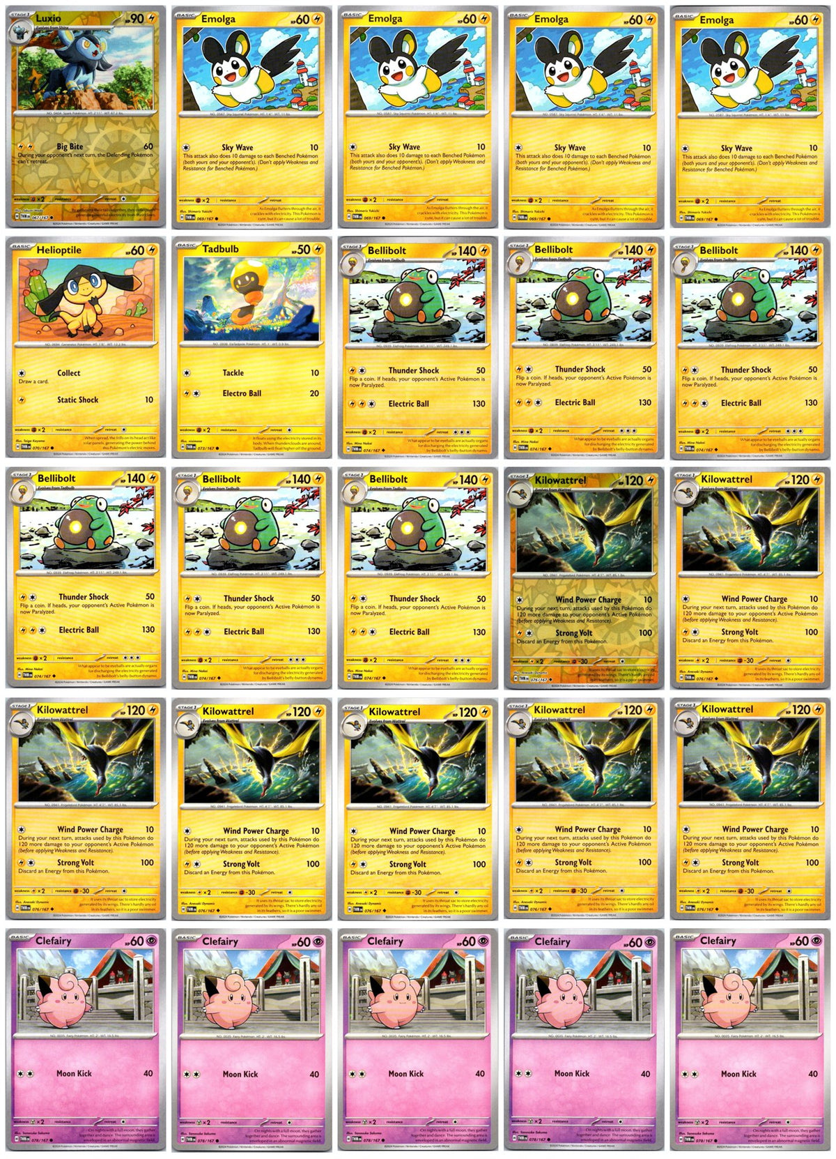 Twilight Masquerade Pokémon Card Lot – 25 Cards (Commons, Uncommons & Reverse Holos) #4 NM